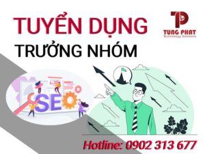 Tuyển Dụng Trưởng Nhóm Seo Website – Tung Phat Technology Solution