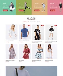 Mẫu Website Bán Thời Trang Hogwarts Fashion