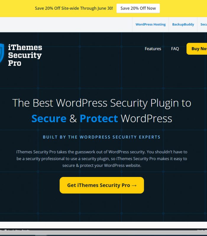 Plugin iThemes Security