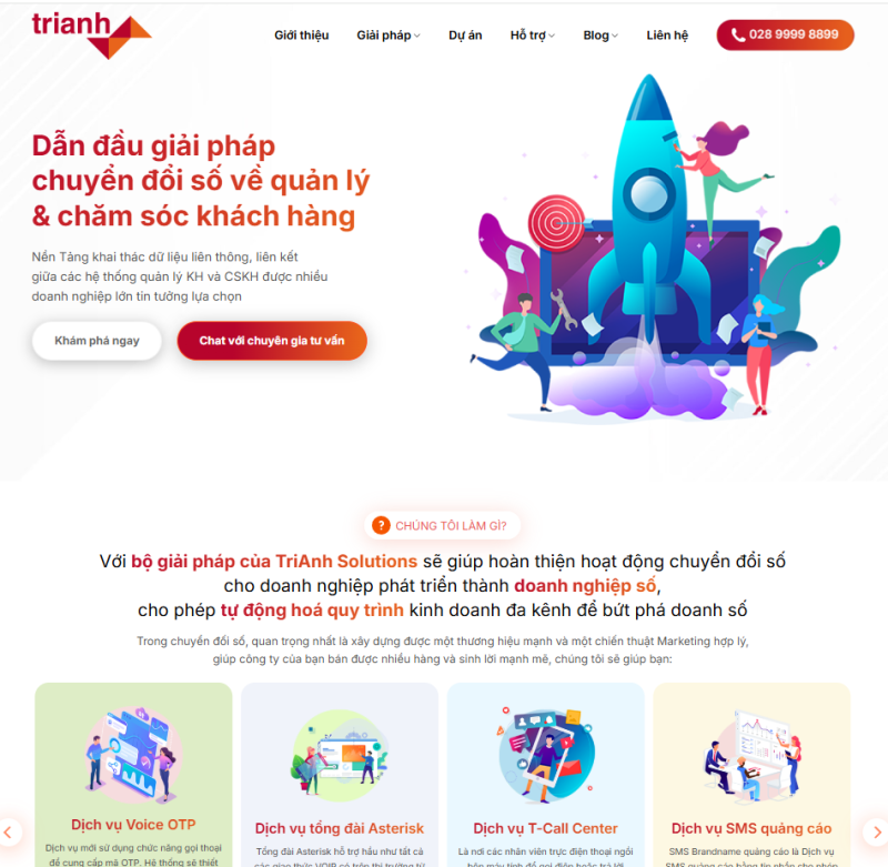 Theme wordpress dịch vụ chuyển đổi số