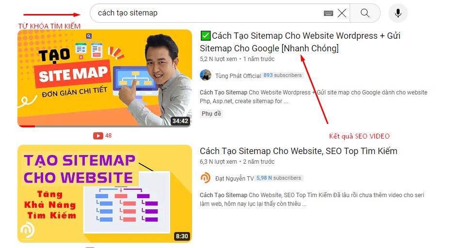 seo youtube