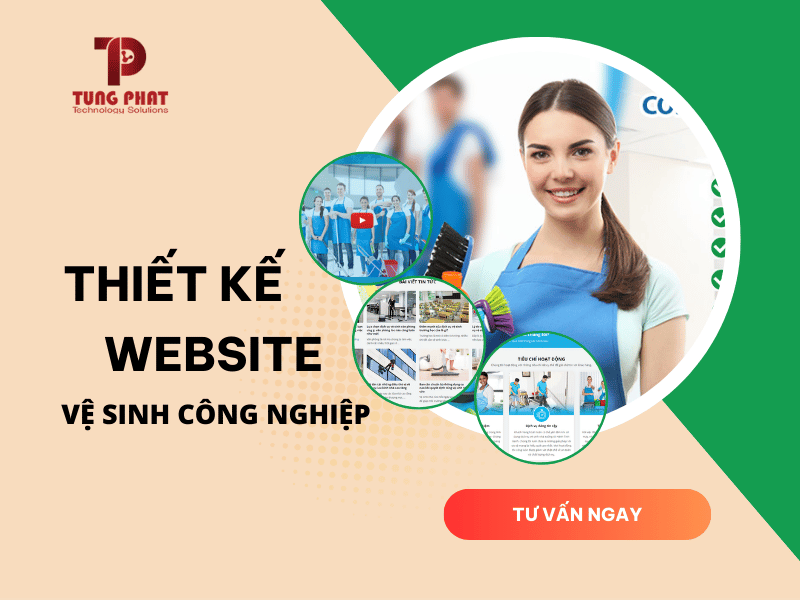 Thiết kế website vệ sinh công nghiệp