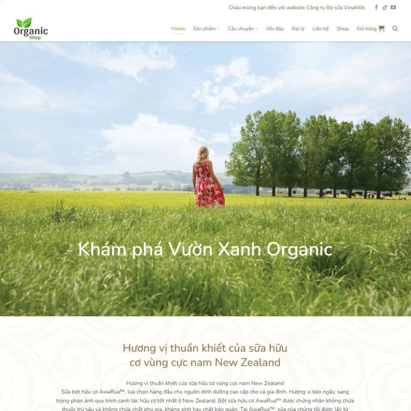 Theme wordpress landing bán sữa 03 3