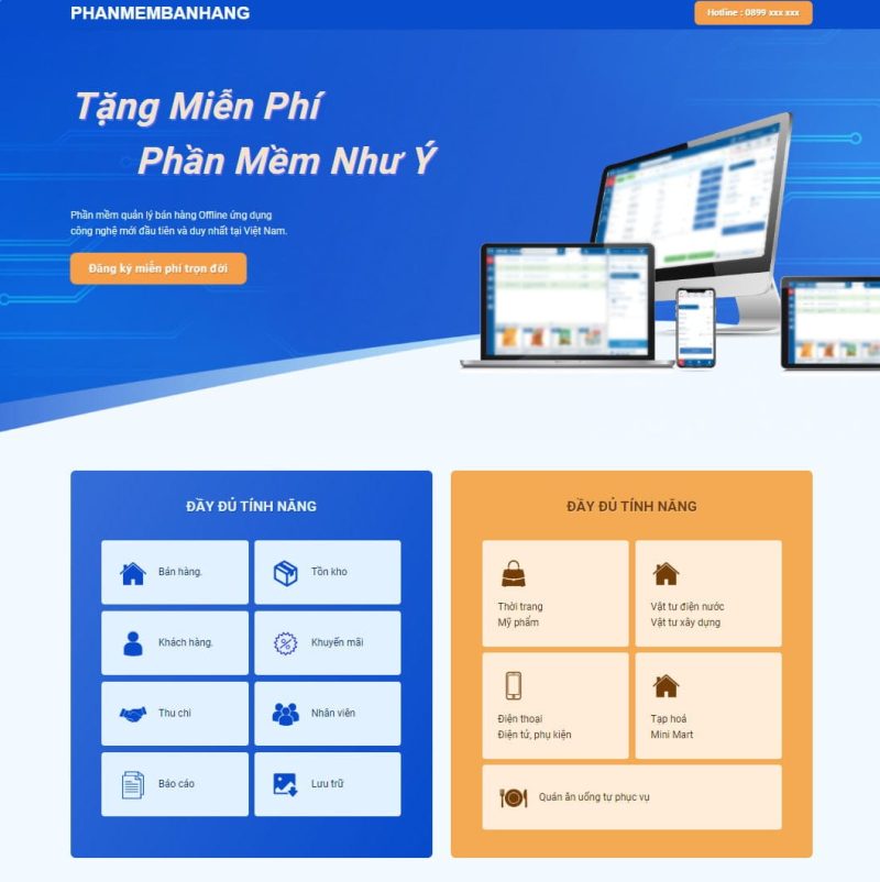 Theme wordpress landing page phần mềm bán hàng 3