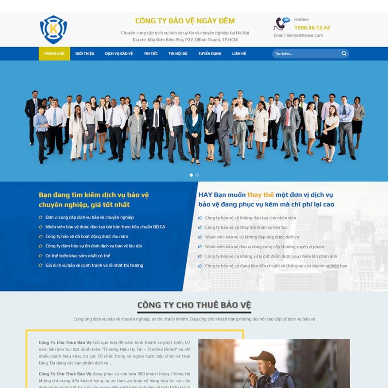 Theme wordpress công ty bảo vệ 02 2