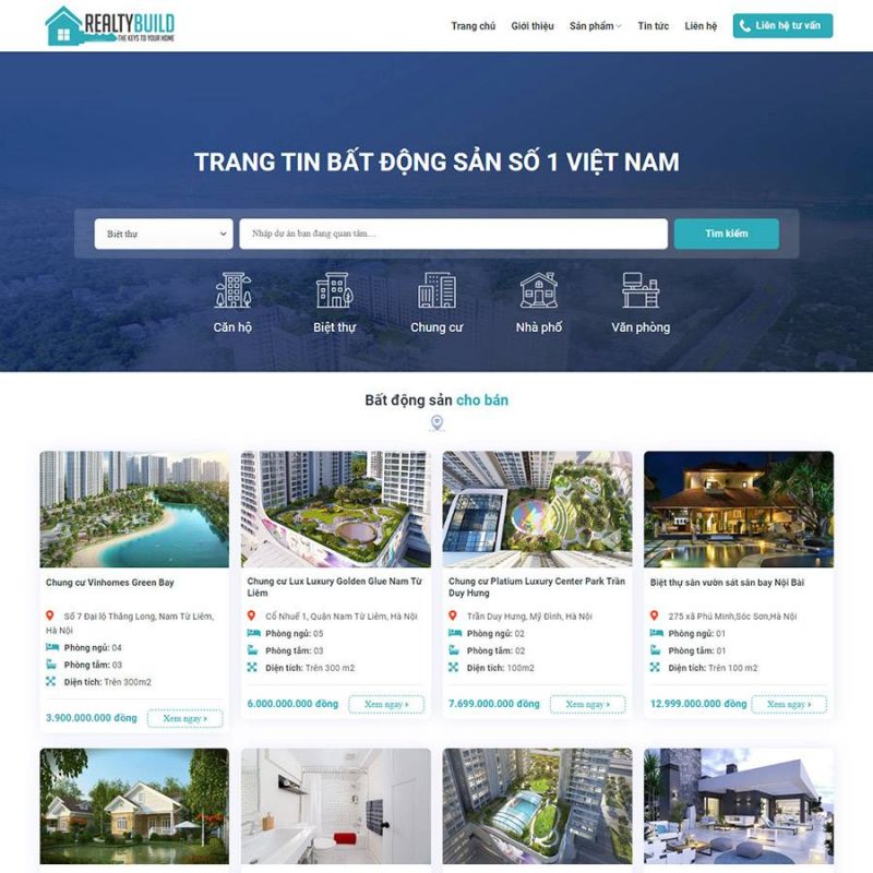 Theme wordpress bất động sản 049 3