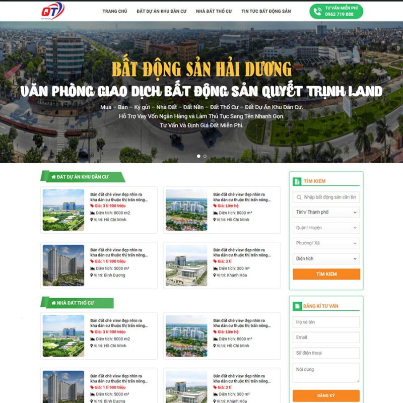 Theme wordpress bất động sản 55 3