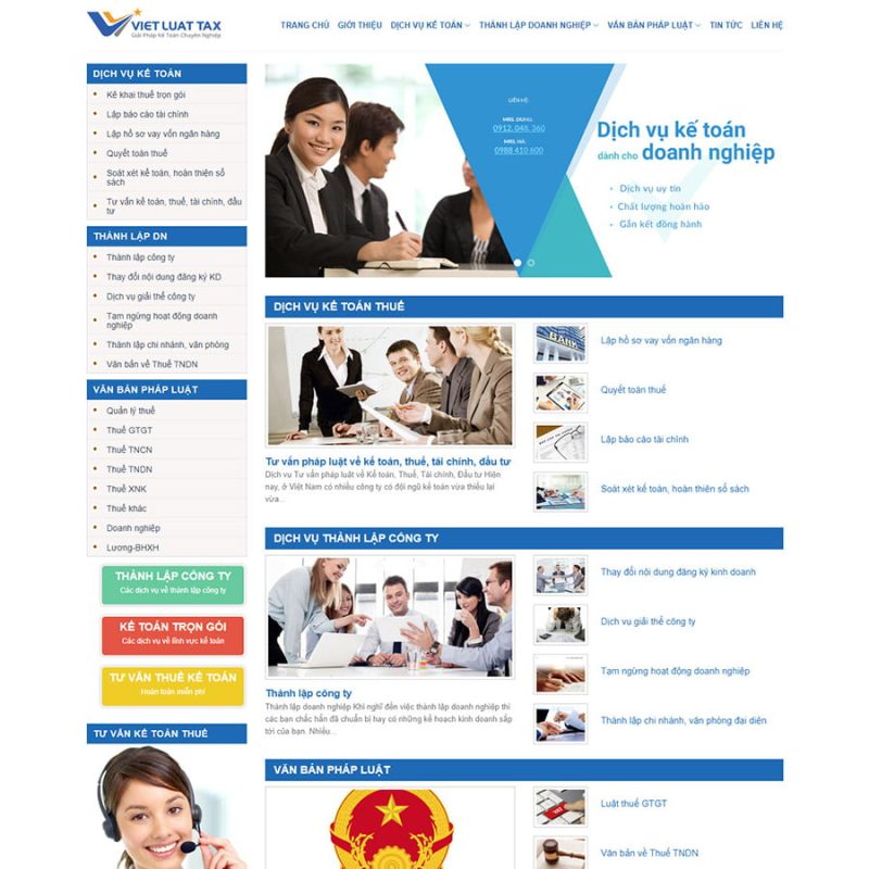 Theme wordpress công ty kế toán 3