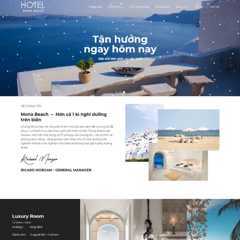 Theme wordpress khách sạn 03 3