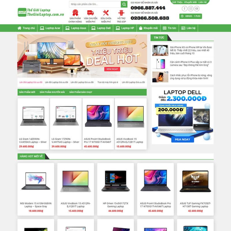 Theme wordpress bán laptop 02 3