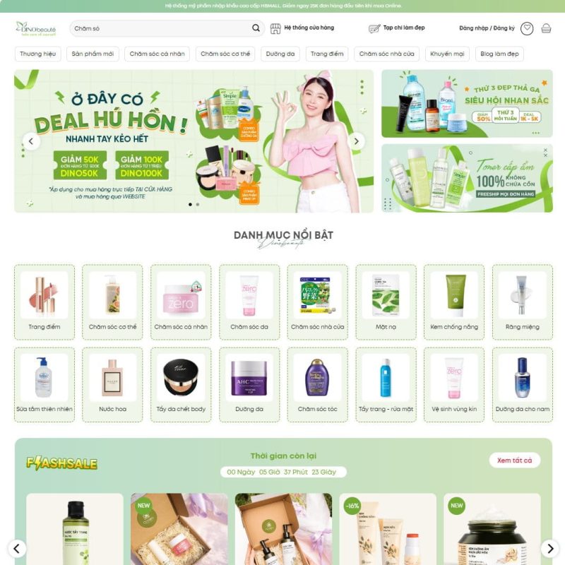 Theme wordpress mỹ phẩm 20 3