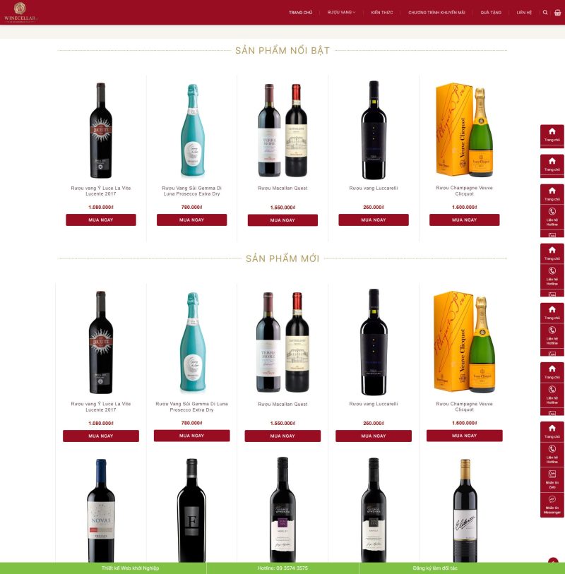 Theme wordpress shop rượu 02 - Hình ảnh 3