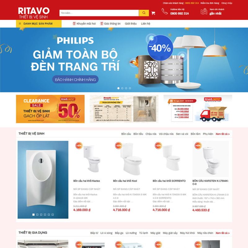 Theme wordpress bán thiết bị vệ sinh 3