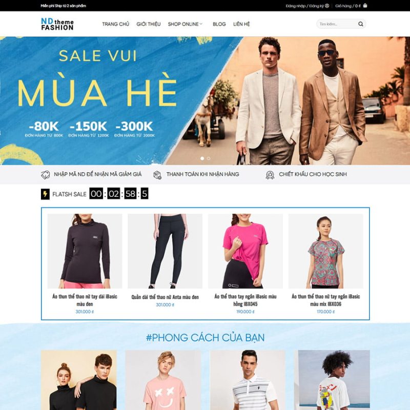 Theme wordpress thời trang 05 3