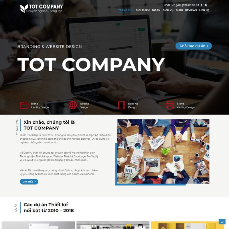 Theme wordpress công ty thiết kế 3