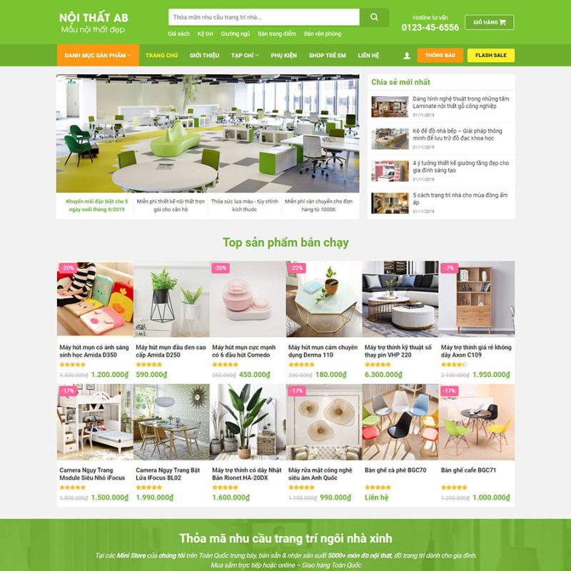 Theme wordpress flatsome trang trí 01 3