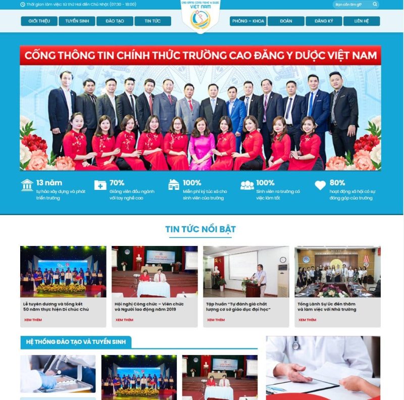 Theme wordpress trường học 01 3