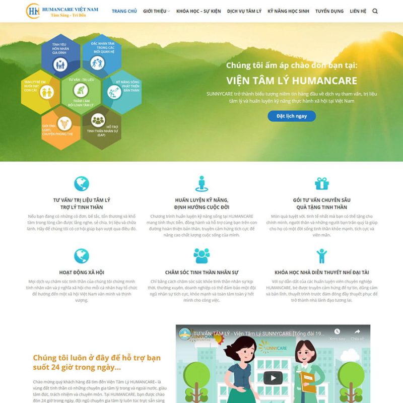 Theme wordpress tư vấn tâm lý 3