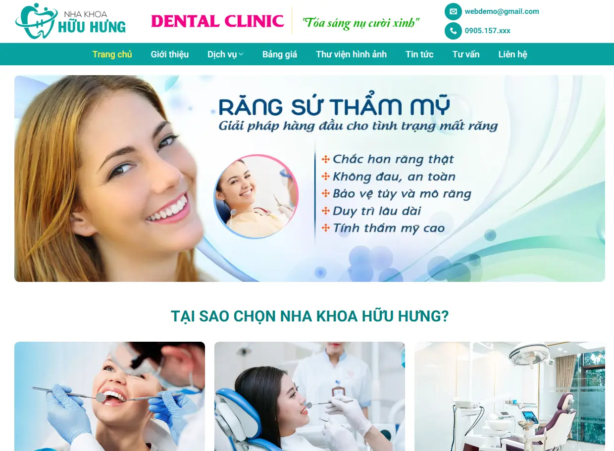 Thiết kế website nha khoa chuyên nghiệp - Nâng tầm thương hiệu và thu hút khách hàng hiệu quả 37