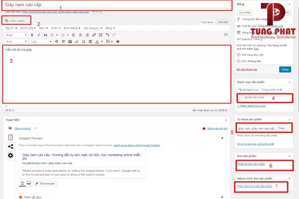 Hướng Dẫn Đăng Sản Phẩm Lên Website Wordpress Cơ Bản 4 Hướng Dẫn Đăng Sản Phẩm Lên Website Wordpress Cơ Bản 2