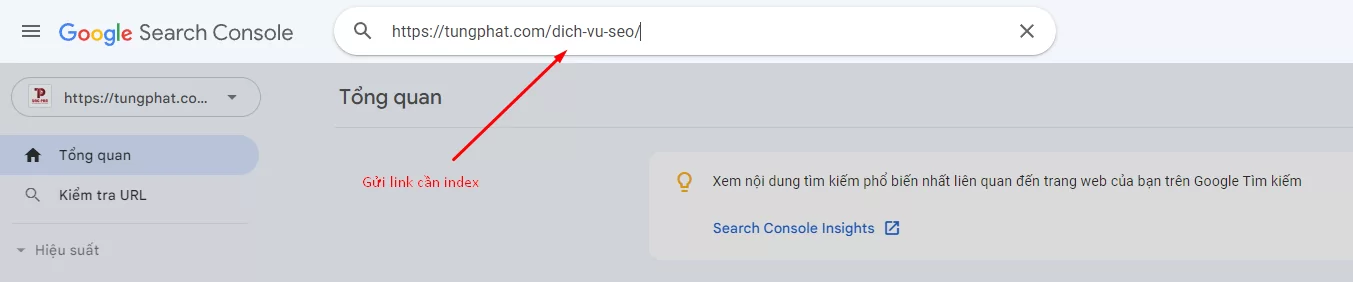 Sử dụng Google Search Console