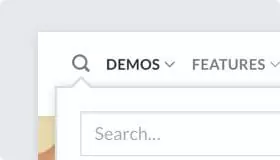 UX Builder và những hướng dẫn chi tiết - Sử dụng UX Builder trong Theme Flatsome năm 2022 9 Icon tìm kiếm