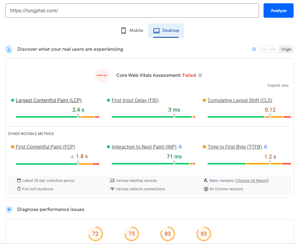 PageSpeed Insights