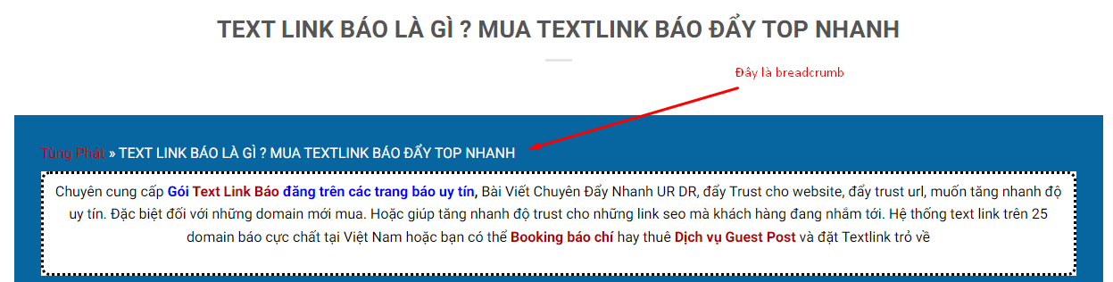 Breadcrumb là gì? Khám phá vai trò của breadcrumb trong SEO 1 breadcrumb là gì