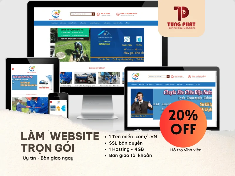 Làm sao để website hút bể phốt của tôi được hiển thị trên Google