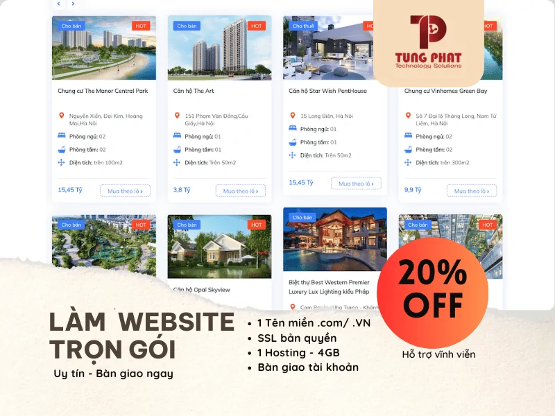 Thiết kế website bất động sản – Nâng tầm thương hiệu số và tối ưu UX cho nhà đất 2 Một số lưu ý khi tìm kiếm dịch vụ thiết kế website bất động sản