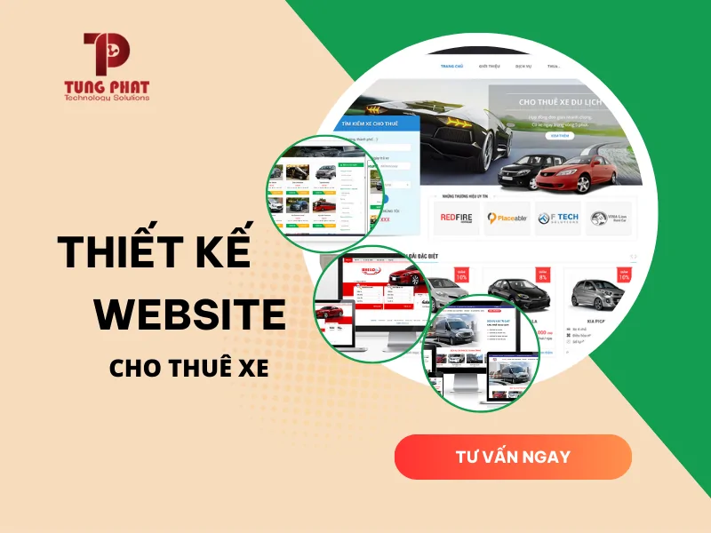 thiết kế website cho thuê xe trọn gói giá rẻ