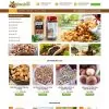 Mẫu website bán hạt điều 2