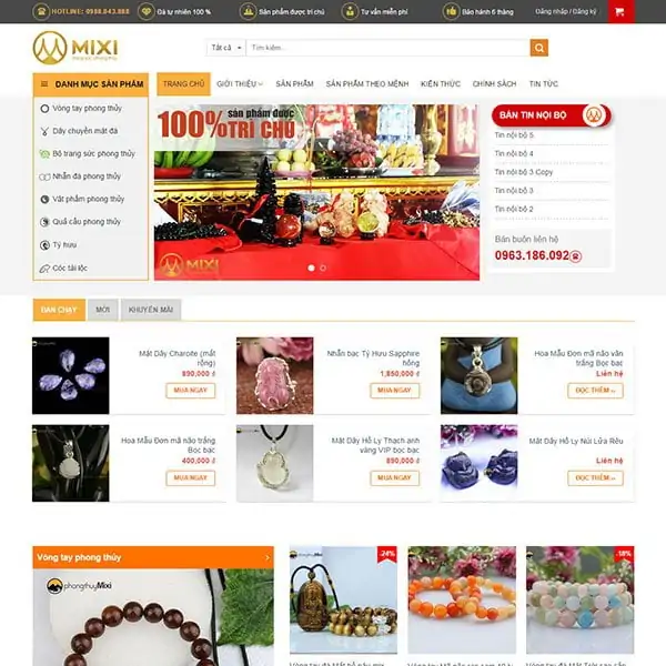 Web phong thủy Mixi 4 Web phong thủy Mixi