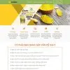 Mẫu web Tinh bột nghệ 1 Mẫu web Tinh bột nghệ 1