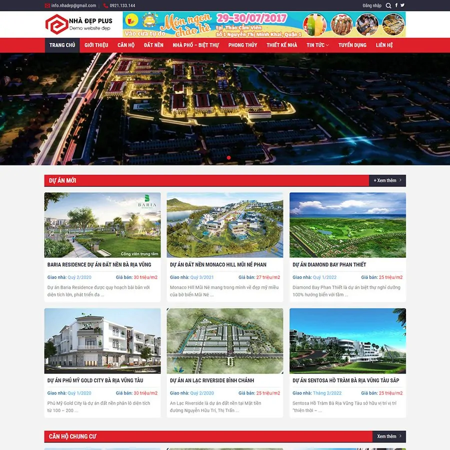 Mẫu Web bất động sản 25 3 Mẫu Web bất động sản 25