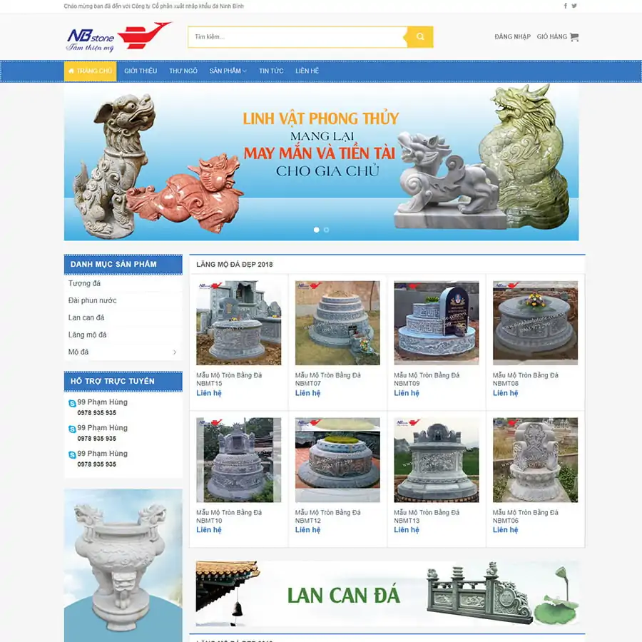 Mẫu website bán bia đá 3 Mẫu website bán bia đá