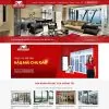 Mẫu web bán cửa nhôm 1