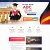 Theme WordPress landing page du học nghề 1