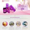 Mẫu Landing Page kem nở ngực