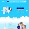 Theme wordpress landing page sữa tươi 1