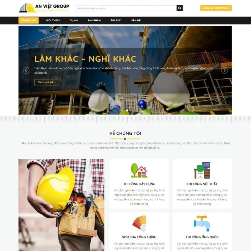 Theme wordpress xây dựng 05